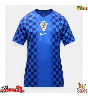 Croatia Replica Away Stadium Shirt for Women World Cup 2026 Short Sleeve